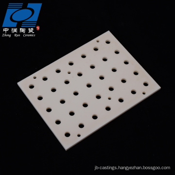 porous ceramic plate for burning